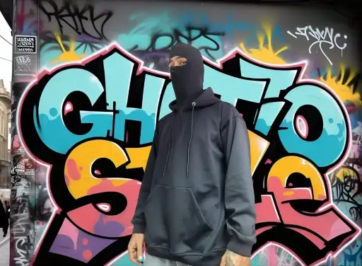 Hoodie Con Pasamontañas y Capucha